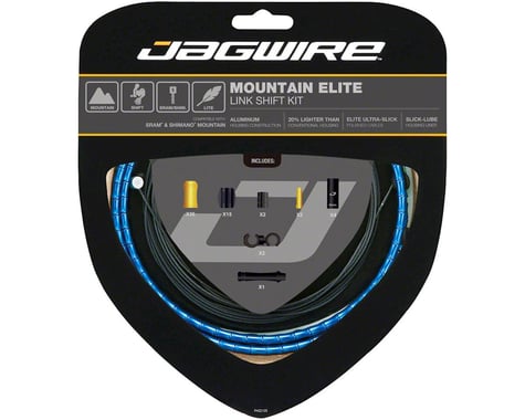Jagwire Mountain Elite Link Shift Cable Kit (SRAM/Shimano) (Ultra-Slick Uncoat)