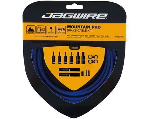 Jagwire Mountain Pro Brake Cable Kit (SID Blue) (Stainless) (1.5mm) (1500/2800mm)