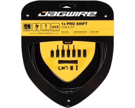 Jagwire 1x Pro Shift Kit (Black) (Shimano/SRAM) (Mountain & Road) (1.1mm) (2800mm)