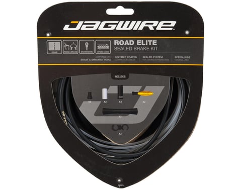 Jagwire Road Elite Sealed Brake Kit (Black)