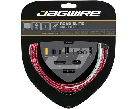 Jagwire Road Elite Link Shift Cable Kit SRAM/Shimano with Ultra-Slick Uncoated C
