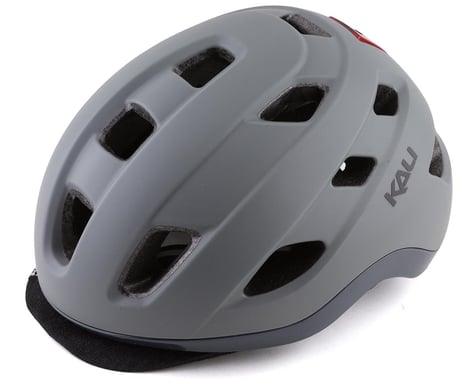 Kali Traffic Helmet w/ Integrated Light (Matte Titanium) (S/M)