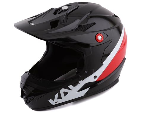 Kali Zoka Pinner Full Face Helmet (Gloss Black/Red/White)