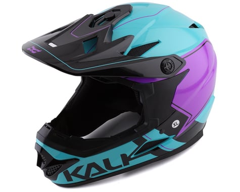 Kali Zoka Switchback Full Face Helmet (Gloss Blue/Purple/Black)