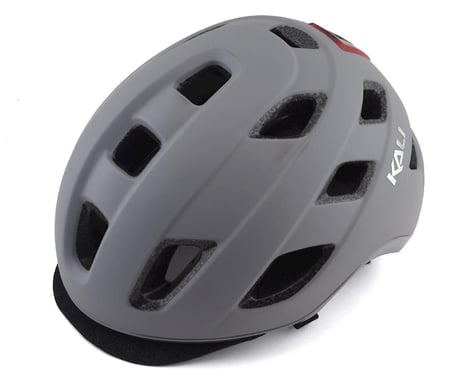 Kali Traffic Helmet w/ Integrated Light (Solid Matte Grey)