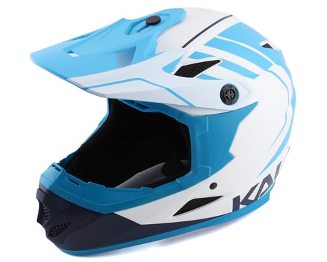Kali Zoka Eon Full Face Helmet (White/Blue/Navy)