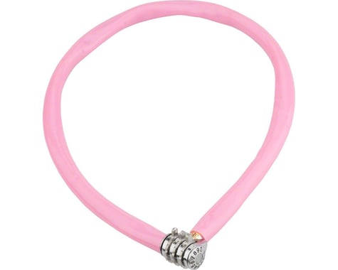 Kryptonite Keeper 665 Cable Lock w/ 3-Digit Combo (Pink) (2.13' x 6mm)