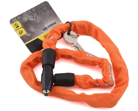 Kryptonite Keeper 465 Chain Lock w/ Keys (Orange) (2.125' x 4mm)