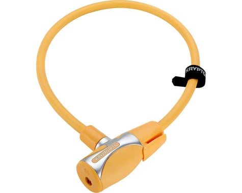 Kryptonite KryptoFlex 1265 Cable Lock w/ Key (Light Orange) (2.12' x 12mm)