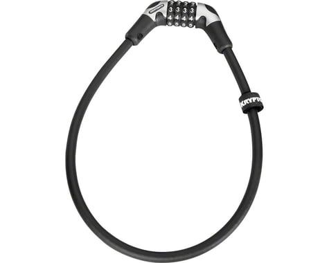 Kryptonite KryptoFlex 1265 4-Digit Combo Cable Lock (Black) (2.12' x 12mm)