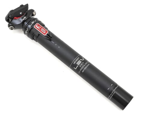 KS Lev Adjustable Height Post With Remote (Black) (125mm Teavel) (30.9)