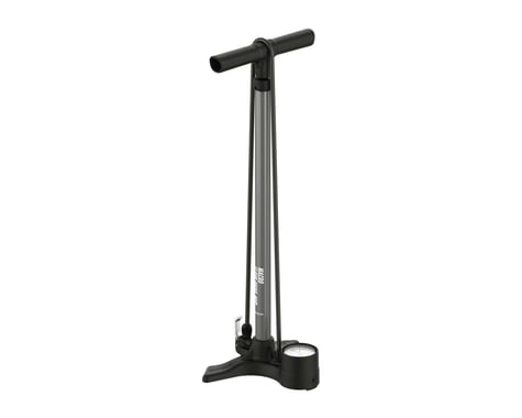 Lezyne Macro HP Floor Drive Floor Pump (Flat Grey) (Dual Valve Pump Head)