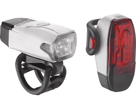 Lezyne KTV Drive Headlight & Tail Light Set (White)