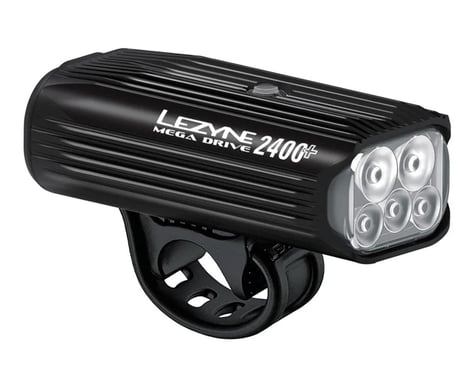 Lezyne Mega Drive 2400+ Headlight W/ Loaded Kit (Black)