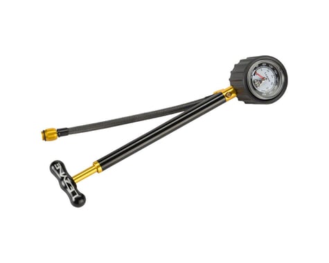 Lezyne Shock Drive Suspension Pump (Black/Gold) (400 PSI)