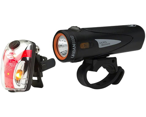 Light & Motion Urban 500 Onyx/ Vis Micro II Headlight & Taillight Set (Black)