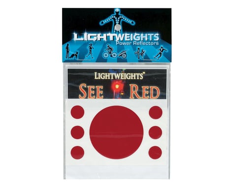 Lightweights Reflector Lw Safety Dots 7P Red
