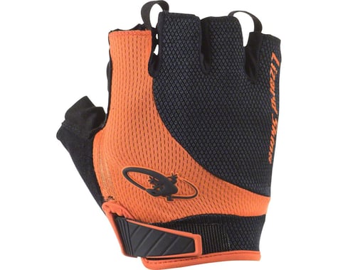 Lizard Skins Aramus Elite Short Finger Gloves (Jet Black/Orange)
