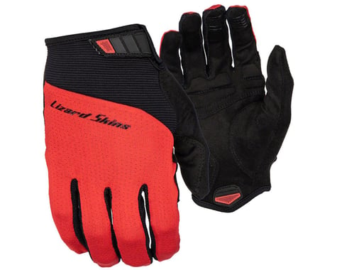 Lizard Skins Monitor Traverse Long Finger Gloves (Crimson Red) (XL)