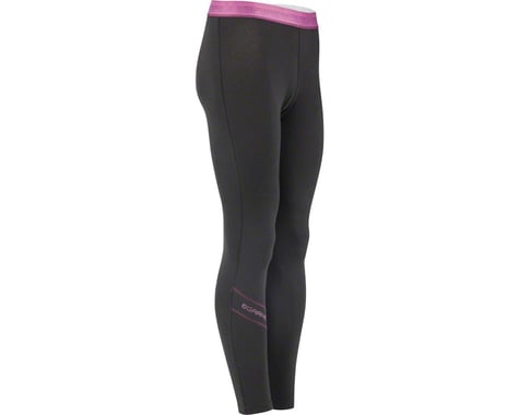 Louis Garneau Women's 2004 Base Layer Bottom Pants (Black/Purple)