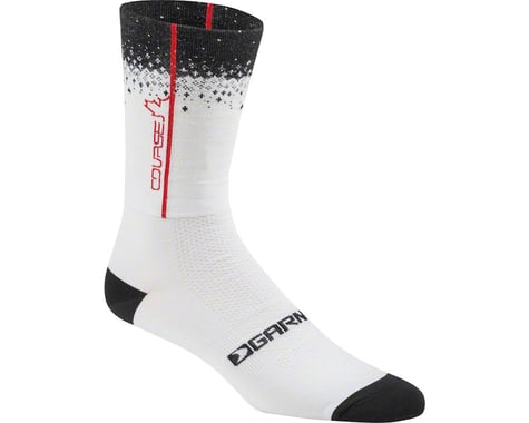 Louis Garneau Course Cycling Socks (White/Black/Red)