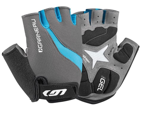 Louis Garneau Women's Biogel RX-V Gloves (Charcoal/Blue) (L)