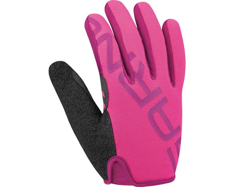 Louis Garneau Women's Ditch Long Finger Mountain Bike Gloves (Pink)