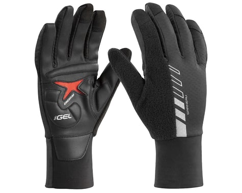 Louis Garneau Biogel Thermal Full Finger Gloves (Black) (S)