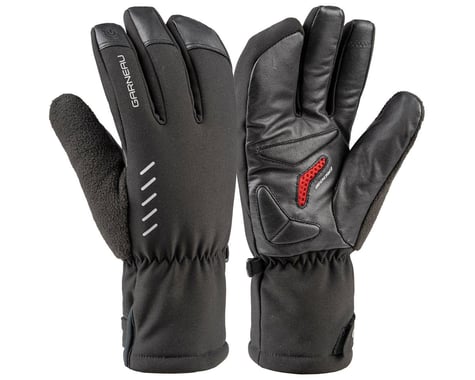 Louis Garneau Bigwill Gel Full Finger Gloves (Black) (S)