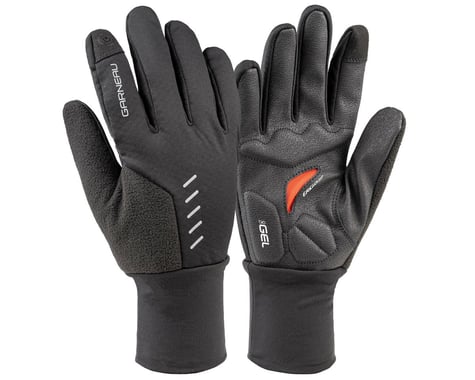 Louis Garneau Biogel Thermo II Long Finger Gloves (Black) (L)