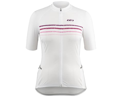 Louis Garneau Women's Buck Short Sleeve Jersey (Pink Chalk/White) (L)