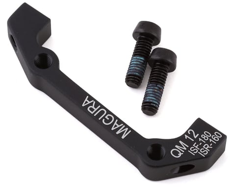 Magura Disc Brake Adapters (Black) (QM12) (IS Mount) (180mm Front, 160mm Rear)