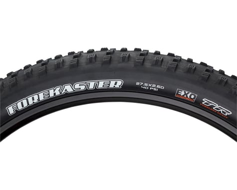 Maxxis Forekaster Tubeless Mountain Tire (Black) (Folding) (27.5") (2.6") (Dual/EXO)