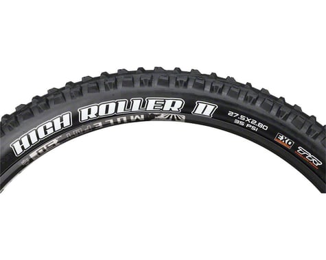 Maxxis High Roller II Tubeless Mountain Tire (Black) (Folding) (27.5") (2.8") (Dual/EXO)