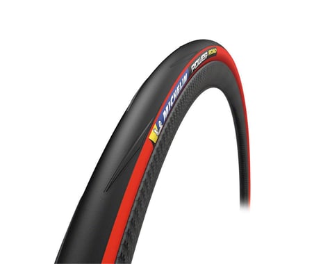 Michelin Power Road TS Tire (Red) (700c / 622 ISO) (25mm)