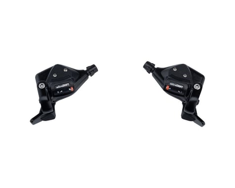 Microshift TS71 Thumb Tap Shifter Set (Black) (Pair) (3 x 9 Speed)