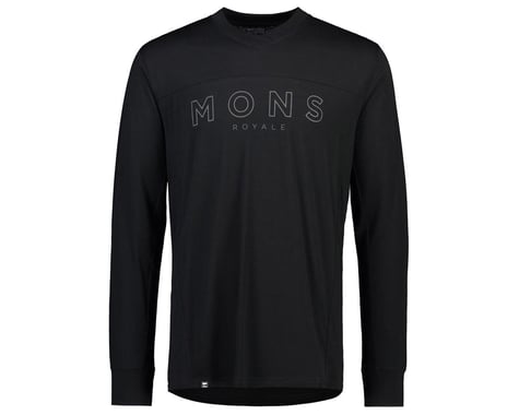 Mons Royale Men's Redwood Enduro VLS Long Sleeve Jersey (Black) (M)