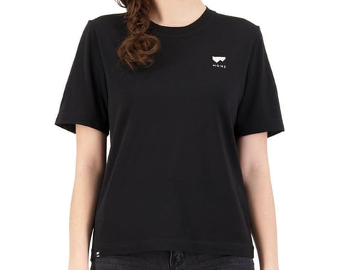 Mons Royale Women's Relaxed Icon Merino T-Shirt (Black) (M)
