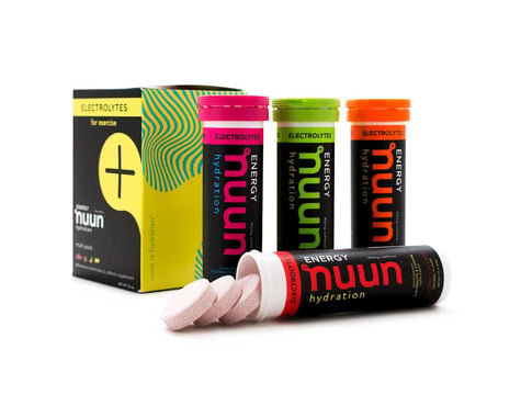 Nuun Sport Hydration Tablets (Mixed Flavors + Caffine) (4 Tubes)