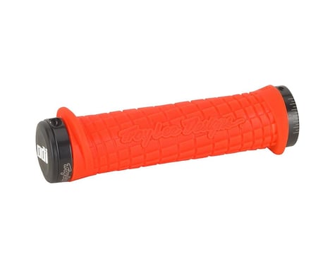ODI Troy Lee Designs Signature Series Lock-On Grip Set (Orange/Black) (130mm)
