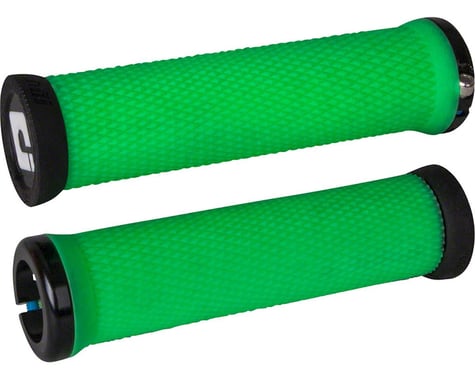 ODI Elite Motion Lock-On Grips (Retro Green w/ Black Clamps)