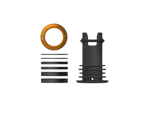 OneUp Components EDC Threaded Top Cap (Orange) (1 1/8") (Alloy)