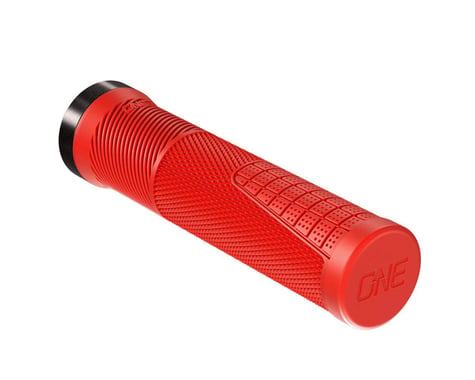 OneUp Components Thin Lock-On Grips (Red)