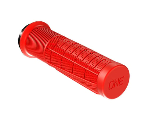 OneUp Components Thick Lock-On Grips (Red)