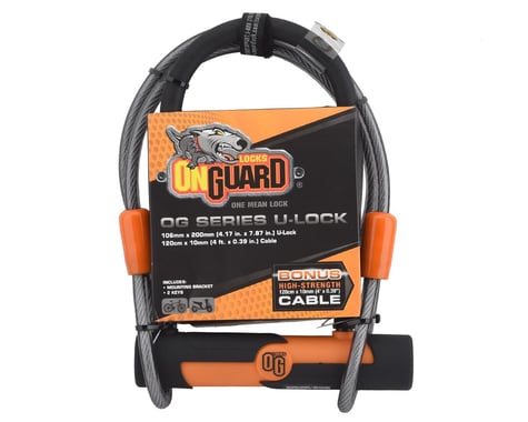 Onguard U-Lock w/ Security Cable (Orange)