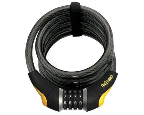 Onguard Doberman Combo Cable Lock (Grey/Black/Yellow) (6' x 12mm)