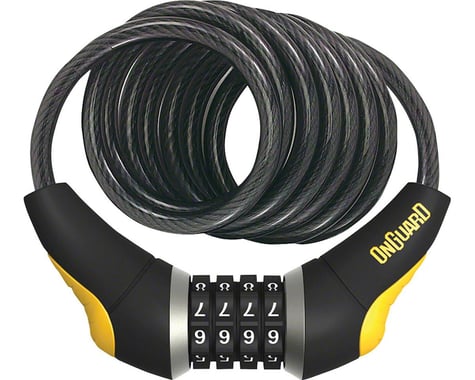 Onguard Doberman Combo Cable Lock (Gray/Black/Yellow) (6' x 10mm)
