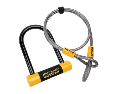 Onguard 8015 Bulldog Mini DT U-Lock with Cable