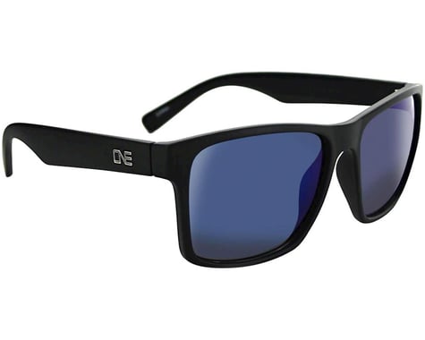 Optic Nerve Bankroll Sunglasses (Matte Black) (Polarized Smoke Blue Mirror Lens)