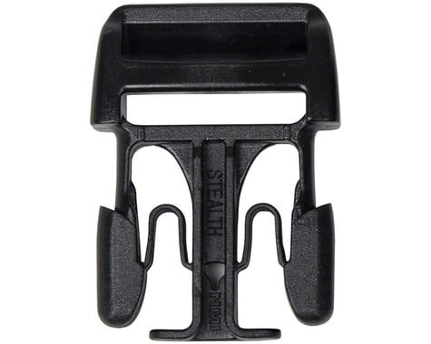 Ortlieb Repair Buckle: Fits 25mm Straps, Only Male, Black